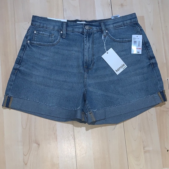 Kensie Pants - Kensie Women's Blue Jean Shorts
